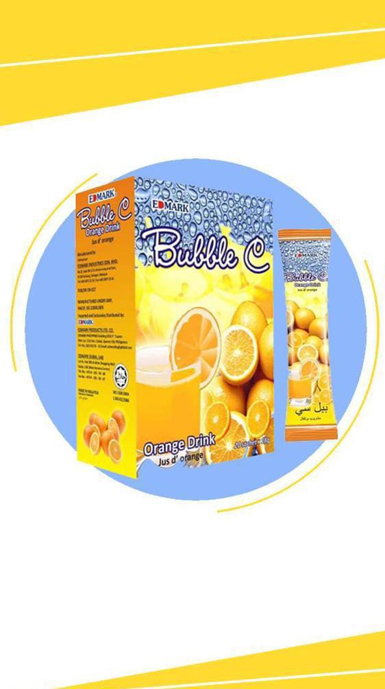 BUBBLE C - ORANGE DRINK